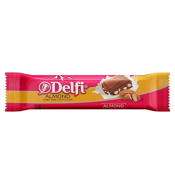 DELFI DAIRY MILK ALMOND 27GR