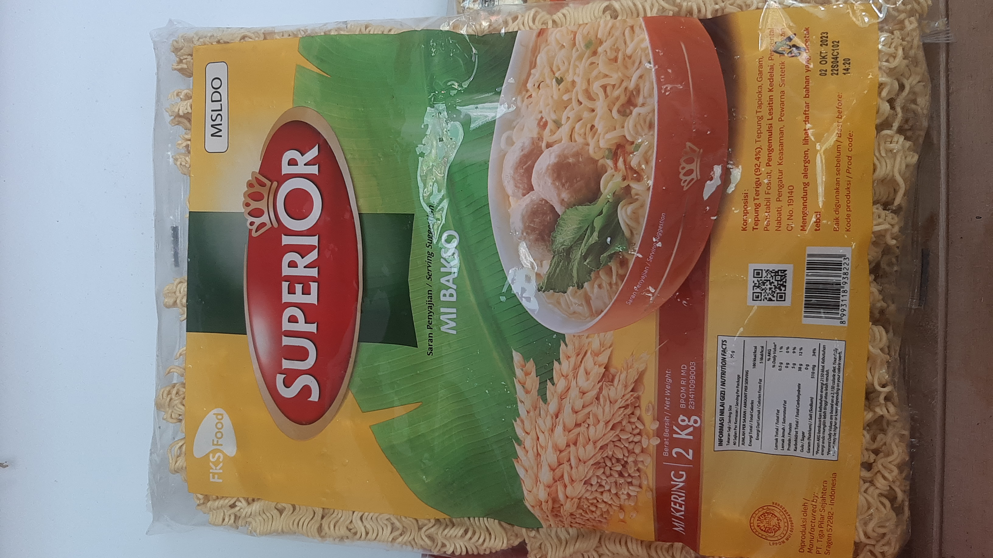 MIE BAKSO SUPERIOR
