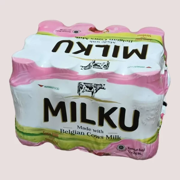 MILKU STRAWBERY  PREMIUM 200 ML