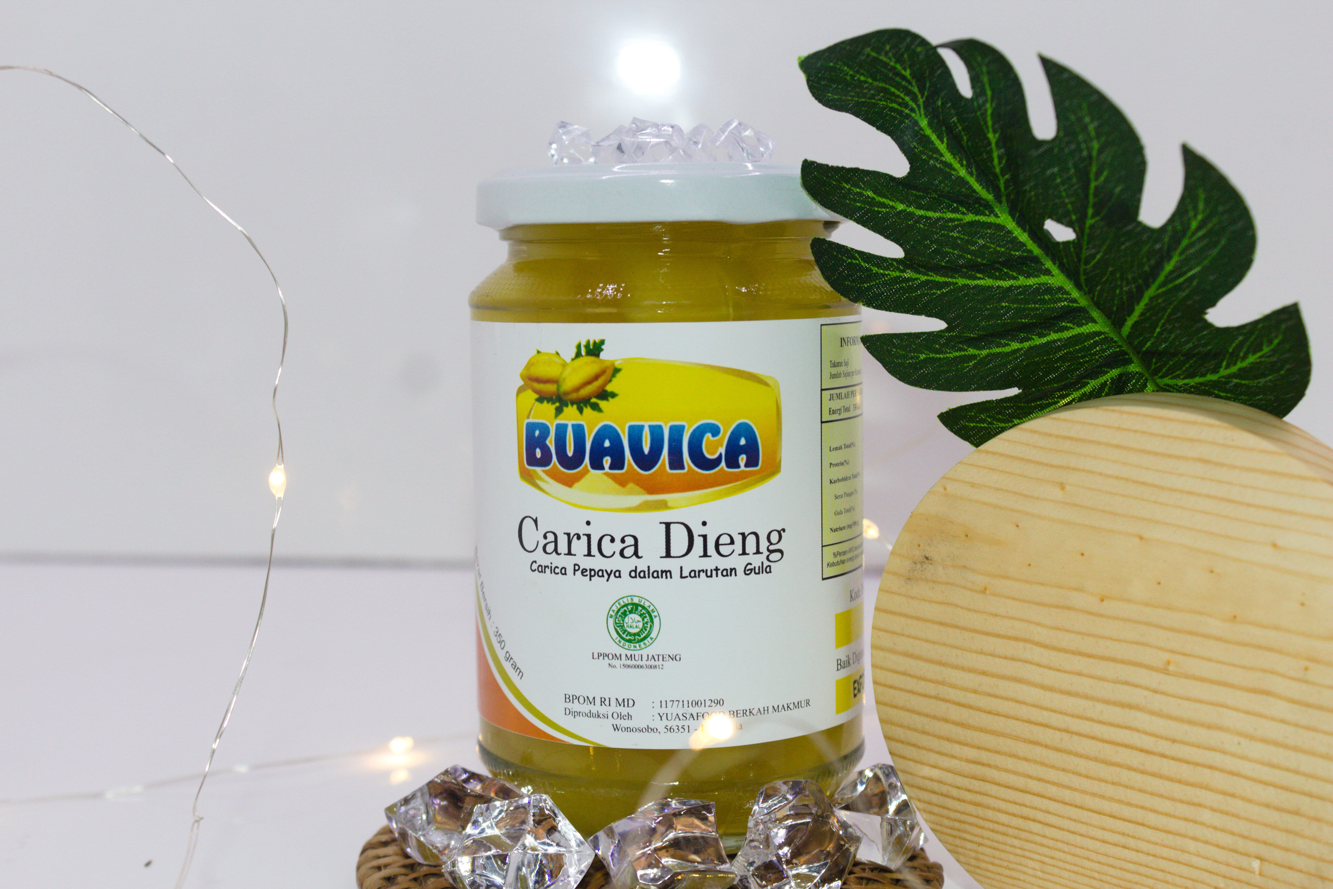 Carica Buavica 350g Gelas Kaca
