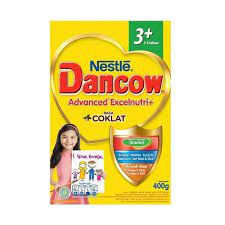 DANCOW 3 PLUS COKLAT 400GR