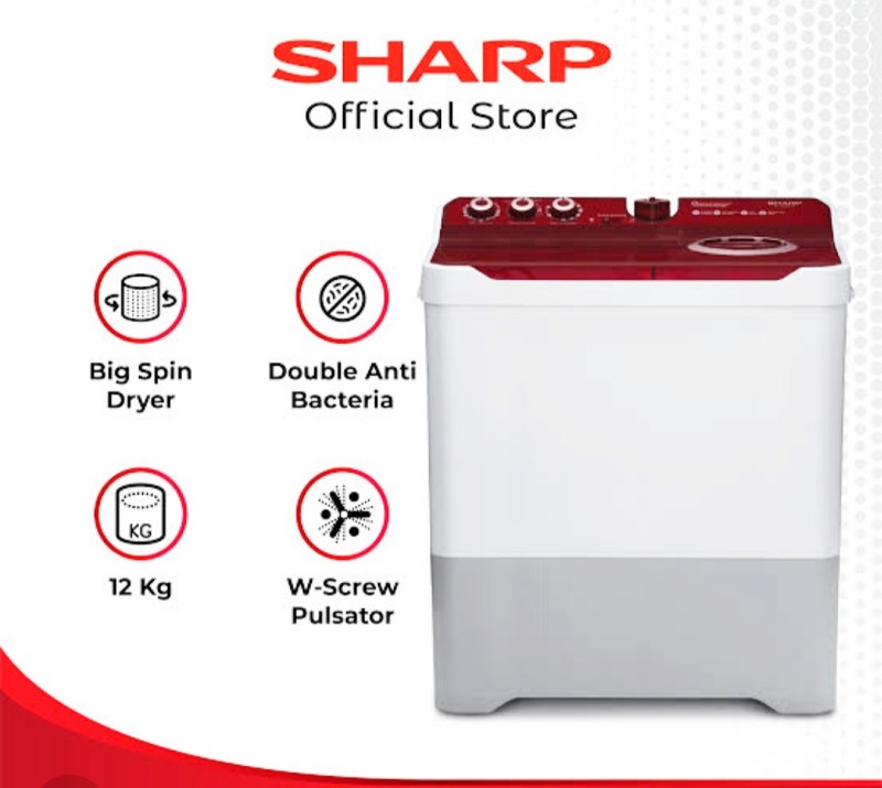 Mesin Cuci Sharp EST 1290PK