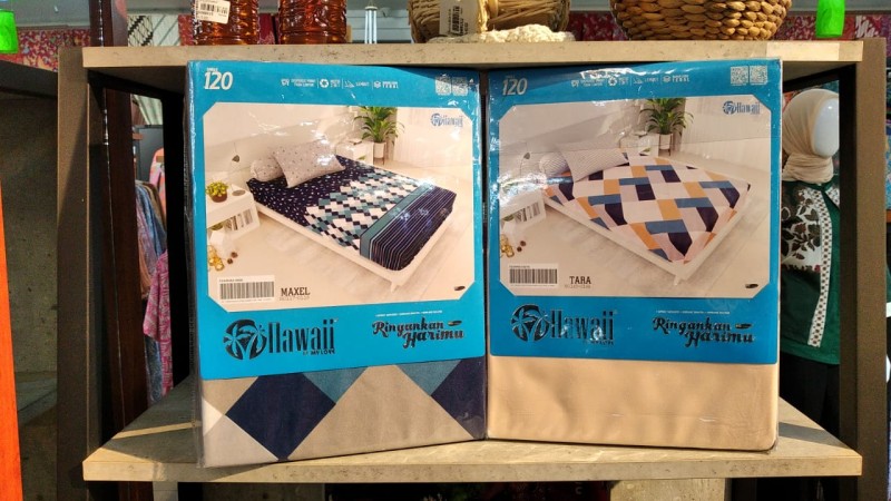 Sprei merk Hawaii ukuran 120x200