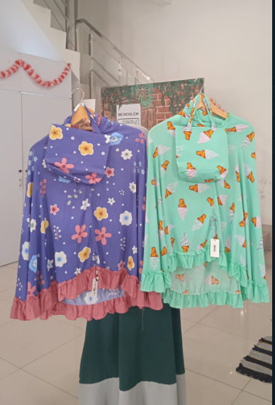 mukena anak motif