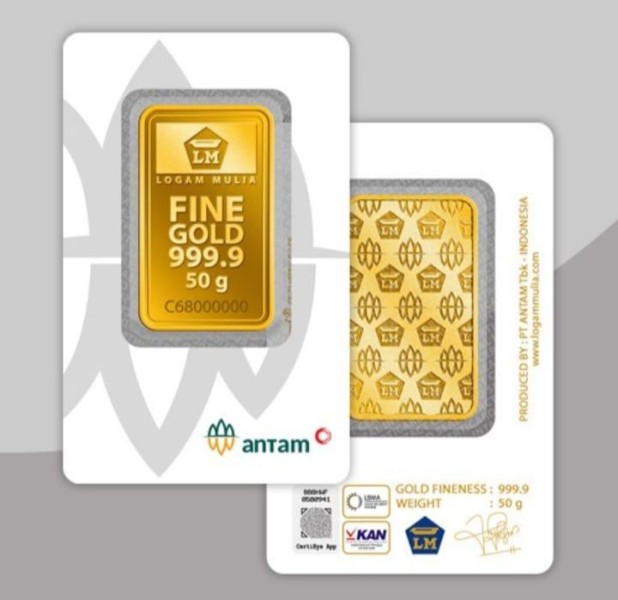 Logam Mulia antam 0,5 gram
