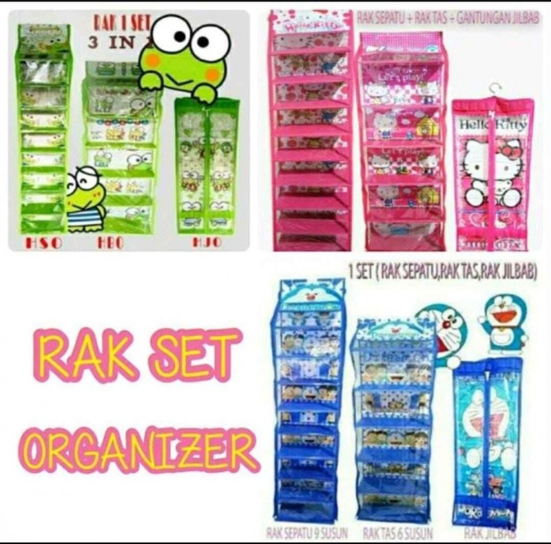 Set rak gantung