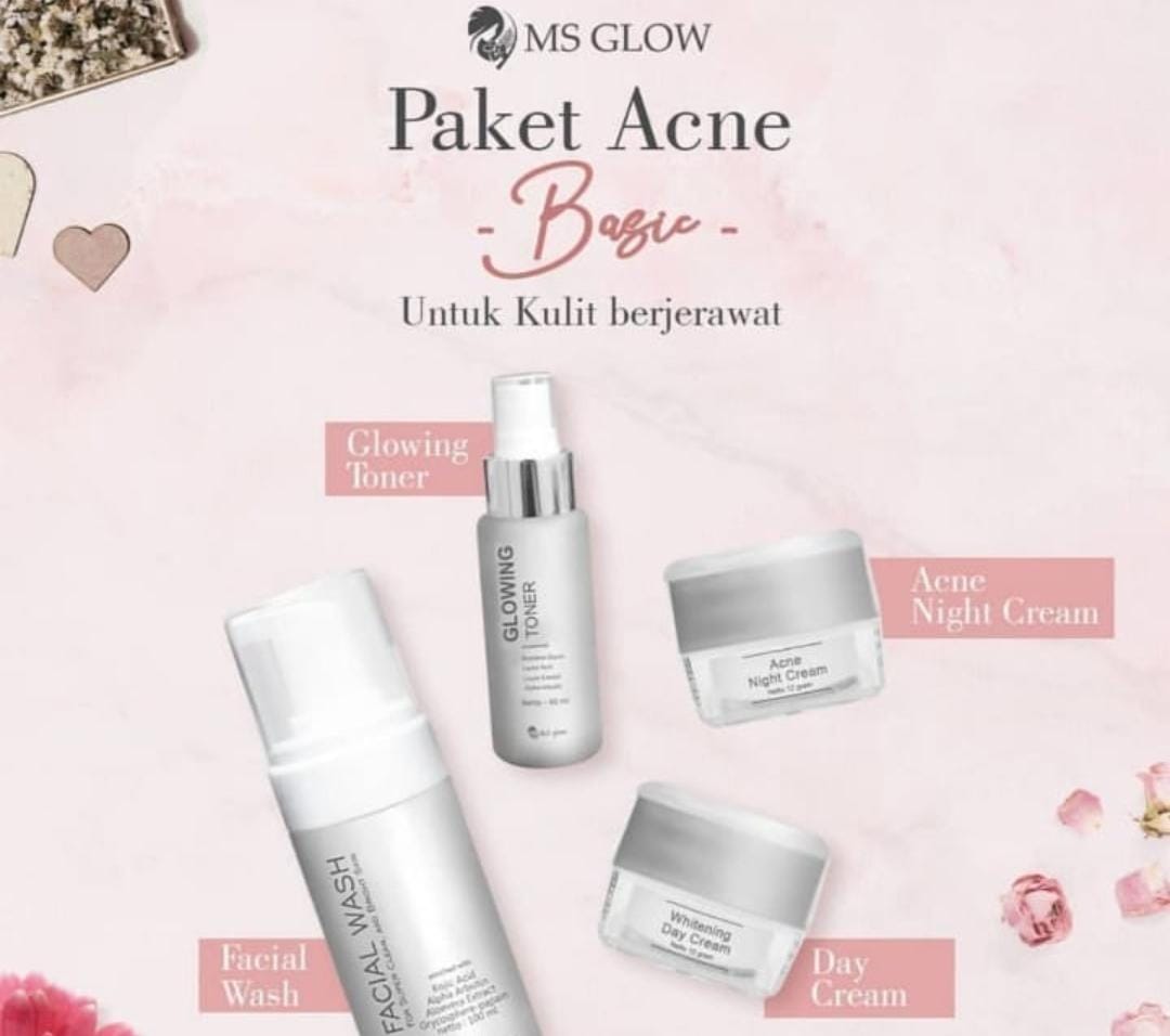 Paket acne Ms glow