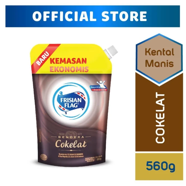 Frisian flag coklat pouch