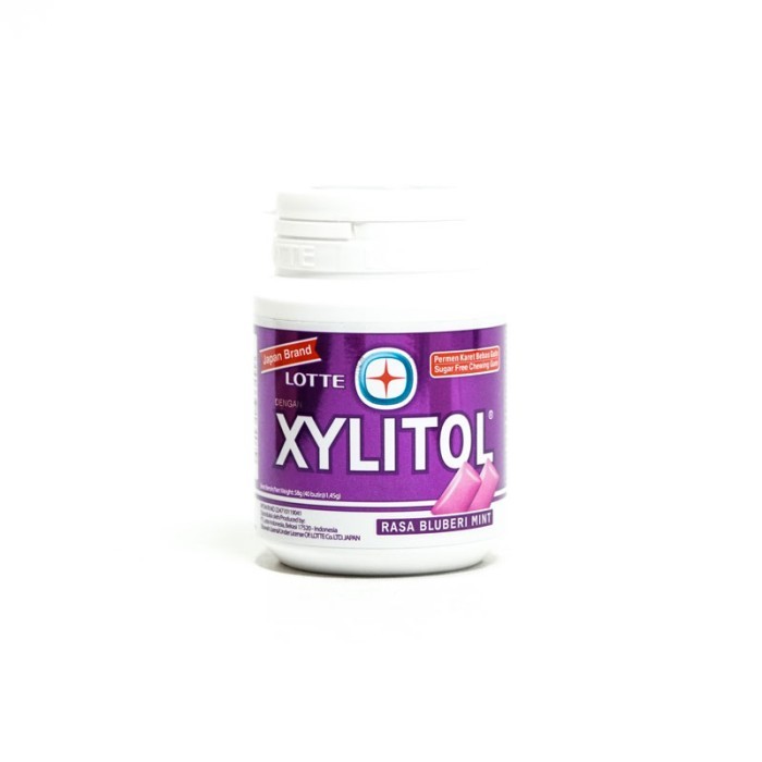 LOTTE XYLITOL CG BBERY MINT BTL 30G