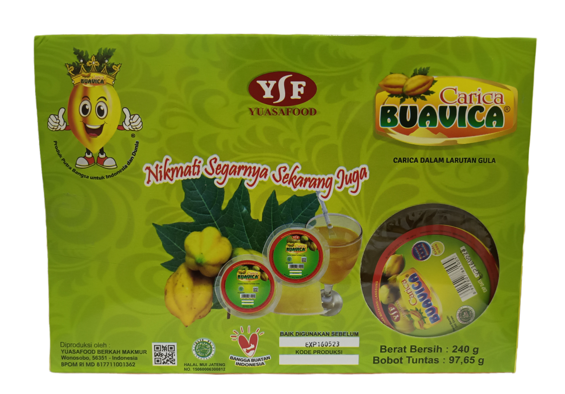 Carica Buavica Mangkuk isi 6 @240 g