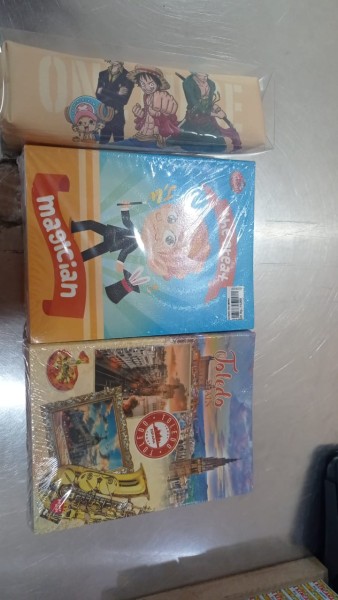 2 pack buku sidu isi 38 motif cowo dan 1  kotak pencil cowo