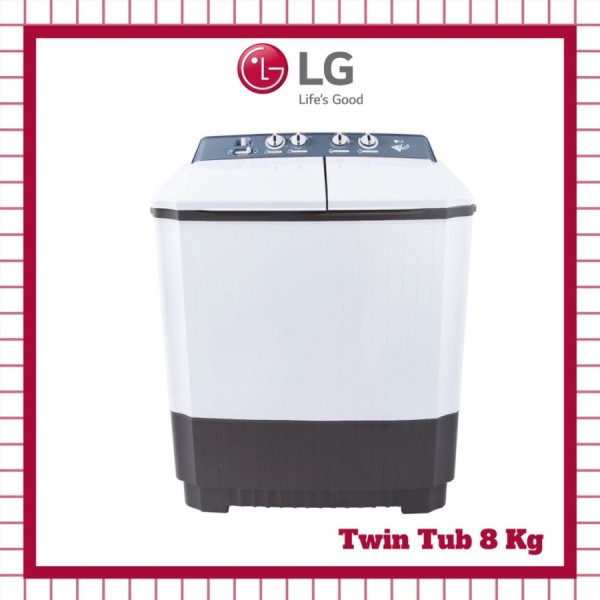 Mesin Cuci LG 2 Tabung P8000N