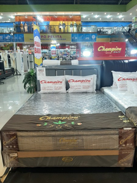 Paket Hemat Set Springbed Champion 160x200