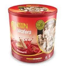 NISSIN WAFER STRAWBERRY TIN