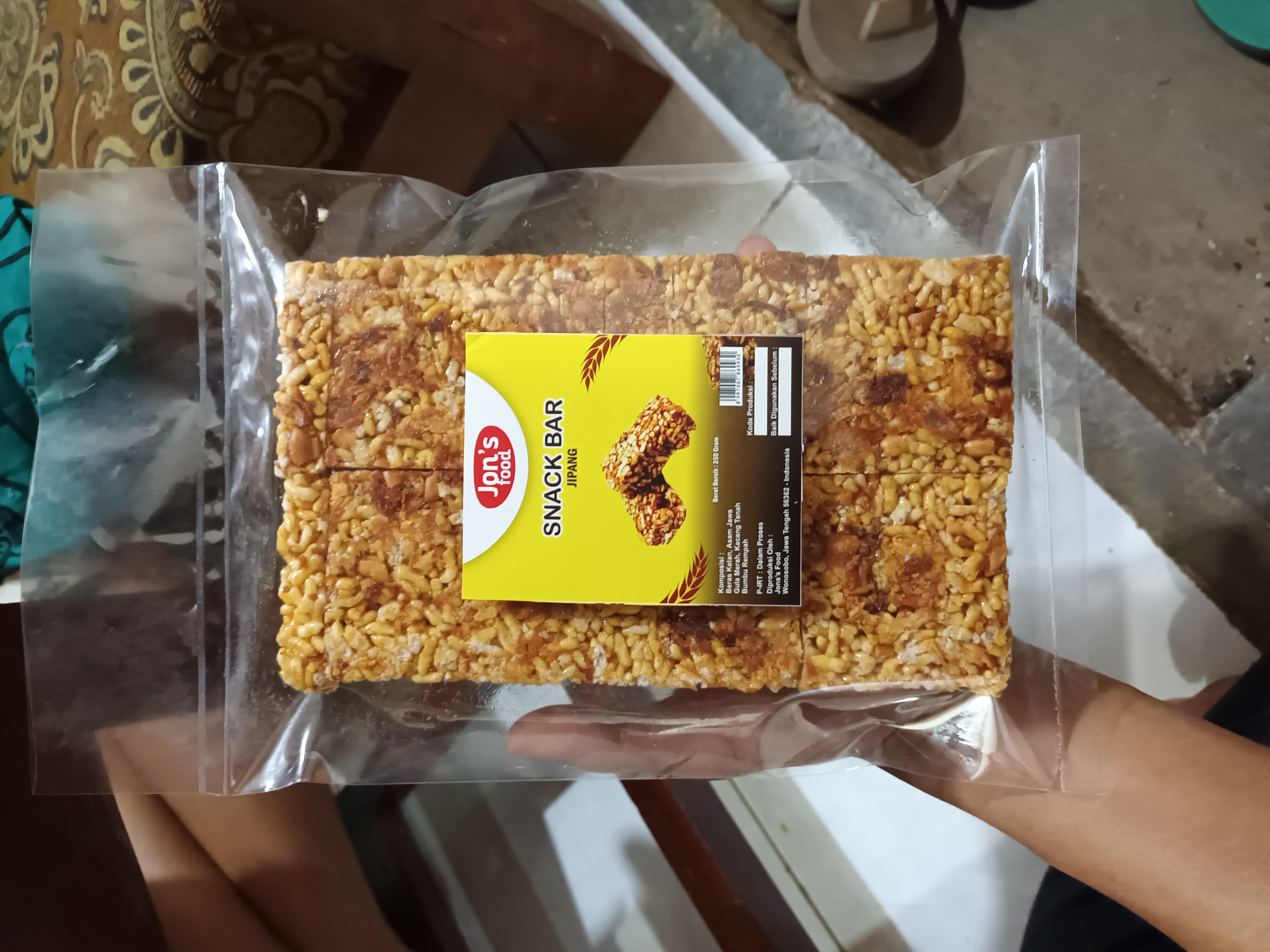 Jipang Ketan karamel gula jawa 250g