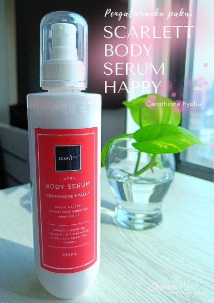 Scarlett Whitening Body Serum Happy