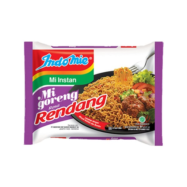 Indomie Goreng Rendang 91gr