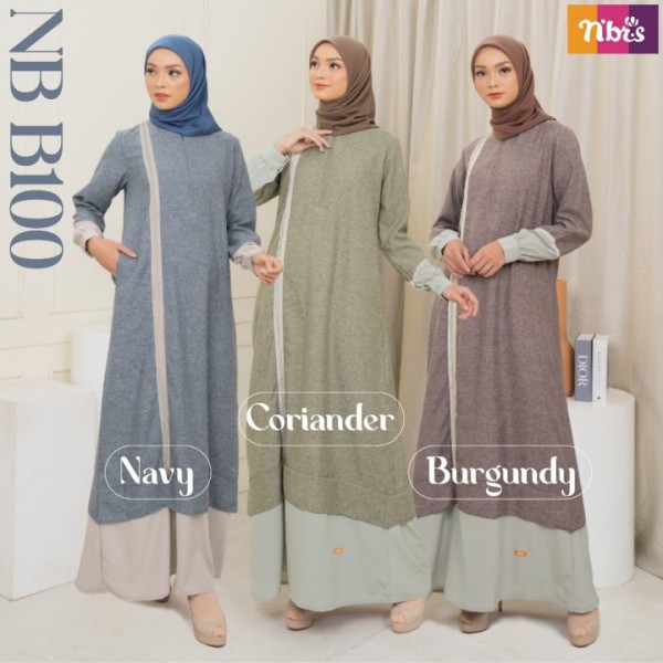 Gamis NB B100 Coriander