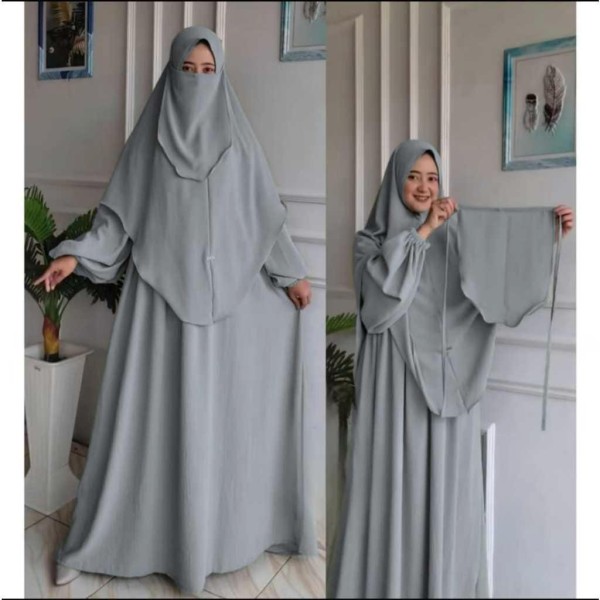 Diesa Gamis Polos Crincle