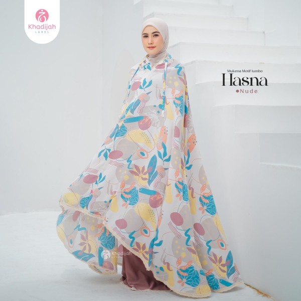 Mukena jumbo motif hasna