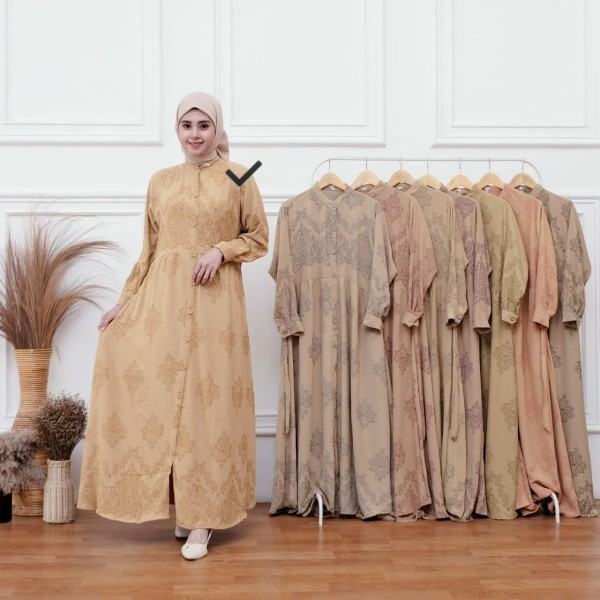 Gamis Linen Motif
