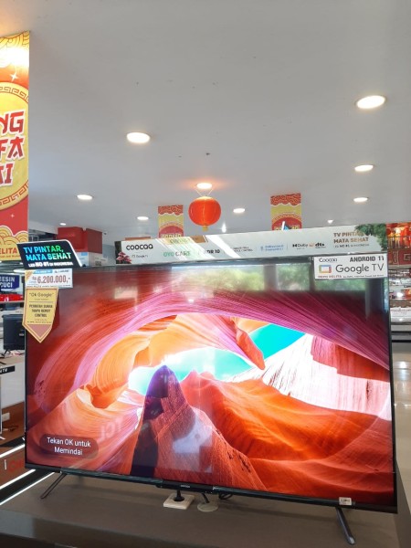 TV 55" COOCAA 55Y72 ( smart google tv )