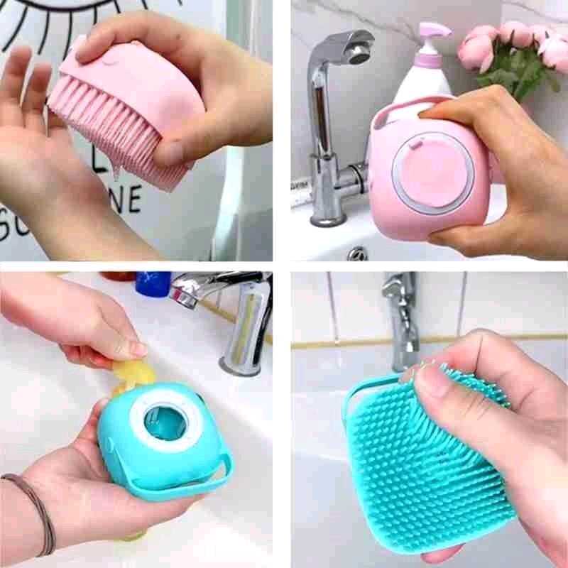 Dispenser sabun sikat mandi warna random