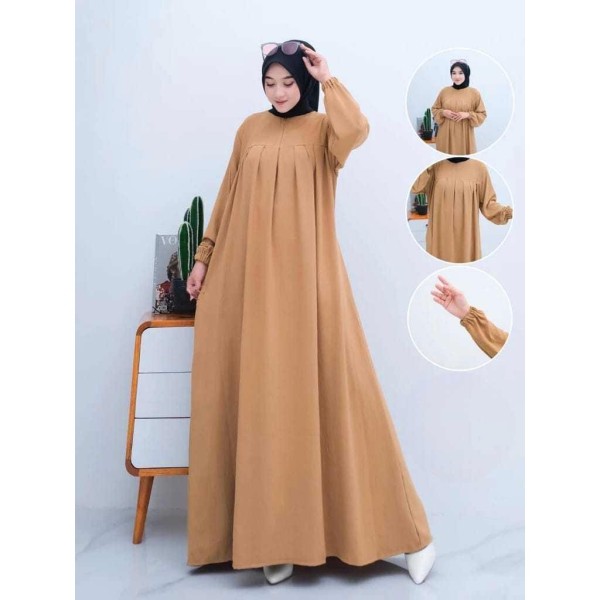 Diesa Gamis Polos Crincle