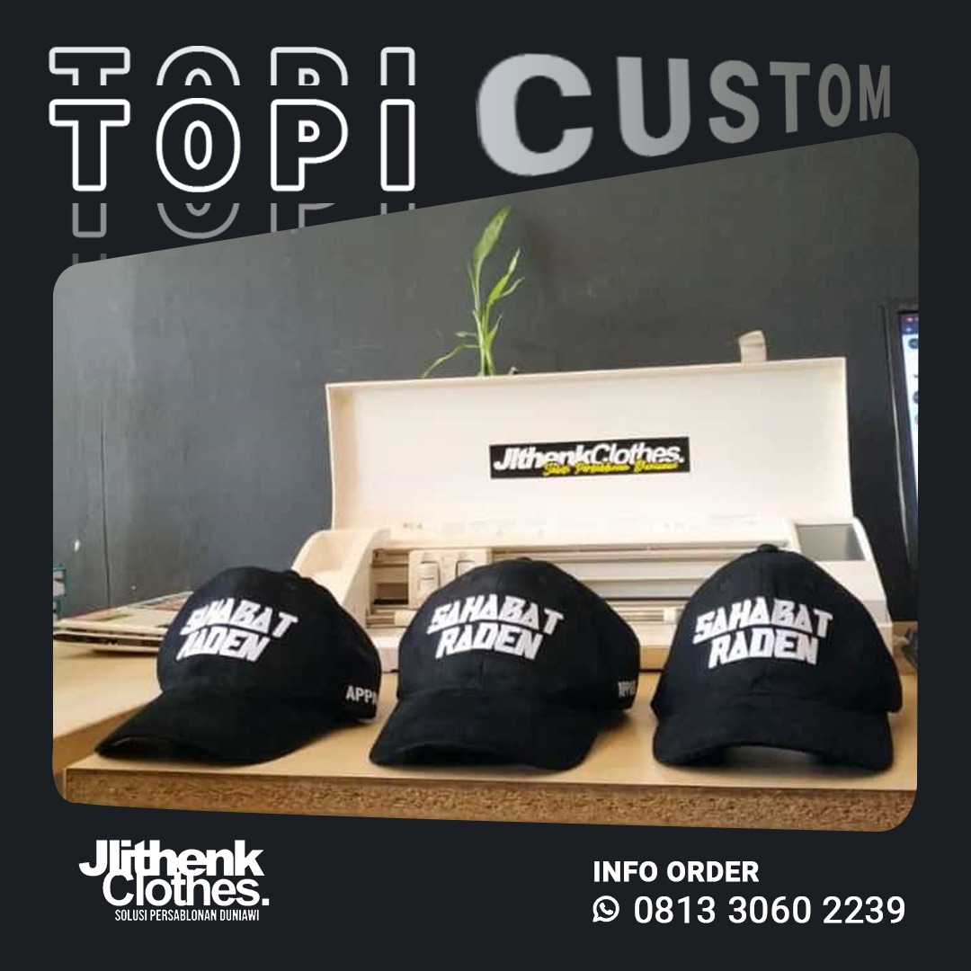 Topi sablon suka suka