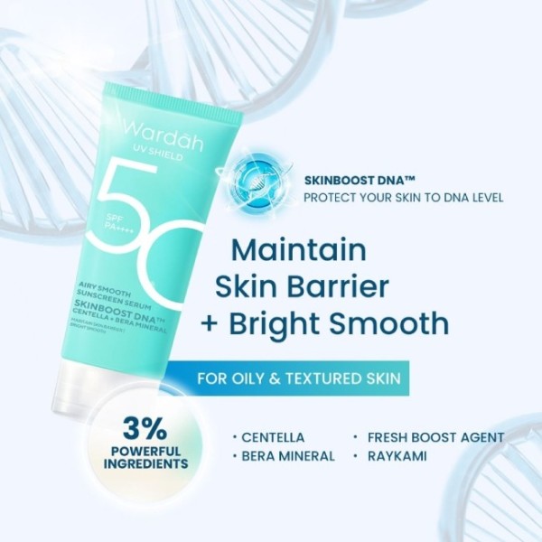 WARDAH UV SHIELD AIRY SMOOTH SPF 50