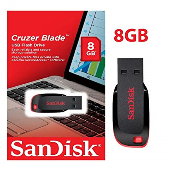Flashdisk sandisk cruzer blade 8gb