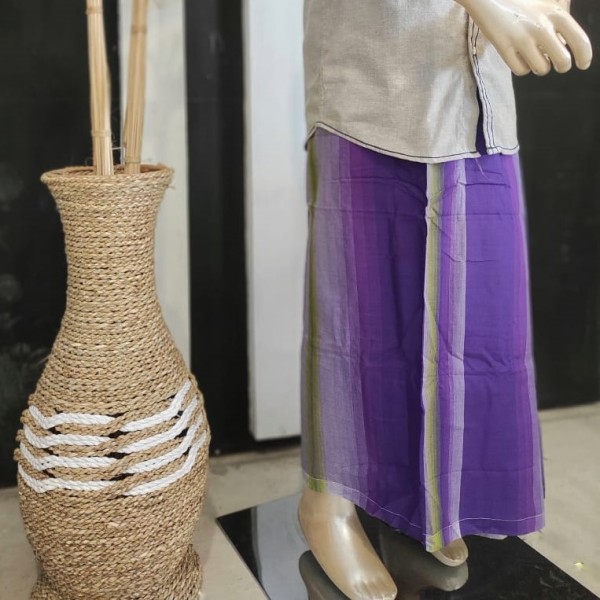 Sarung Tenun Wadimor Anak (Ungu)