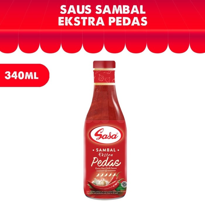 SASA SAMBAL XTRA HOT 340ML