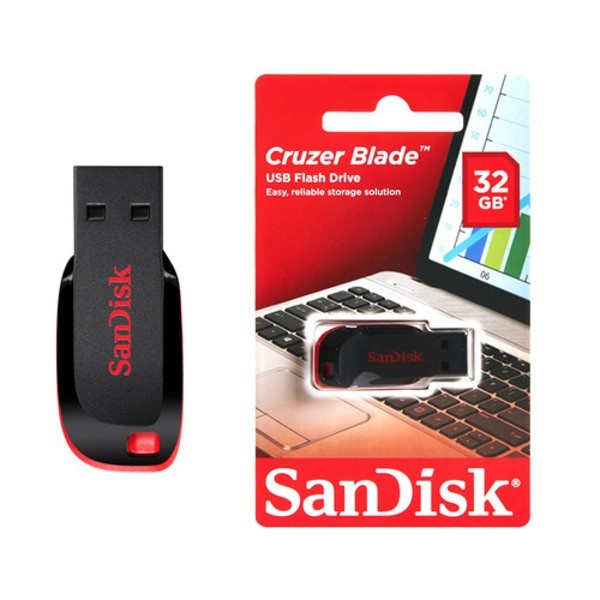 Flashdisk sandisk cruzer blade 32gb