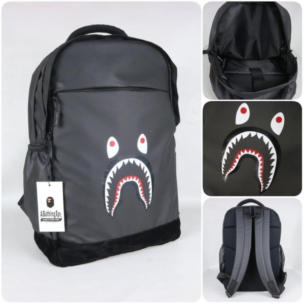 Tas ransel waterproof a bathing ape karakter