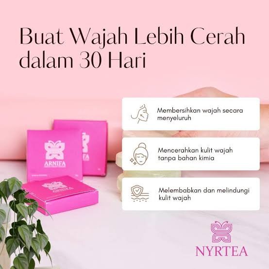 Sabun pemutih wajah dan badan Arnyfa Dari Nyrtea