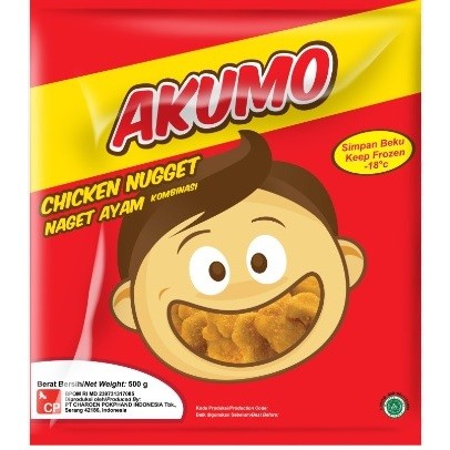AKUMO CHICKEN NUGGET 500GR  5pcs