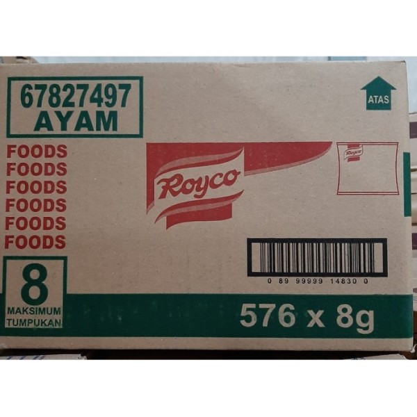 ROYCO AYAM 1/2 RENCENG ( 24 BKS *12)