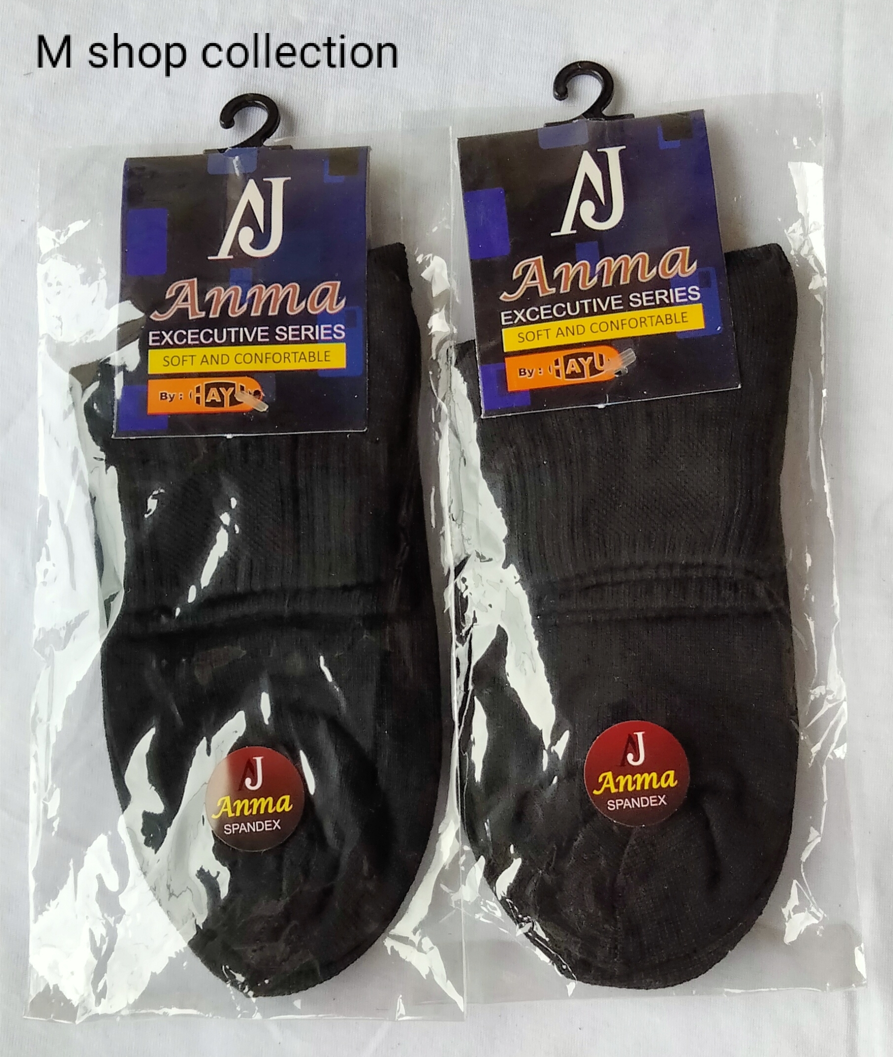 Kaos kaki sma pendek hitam polos