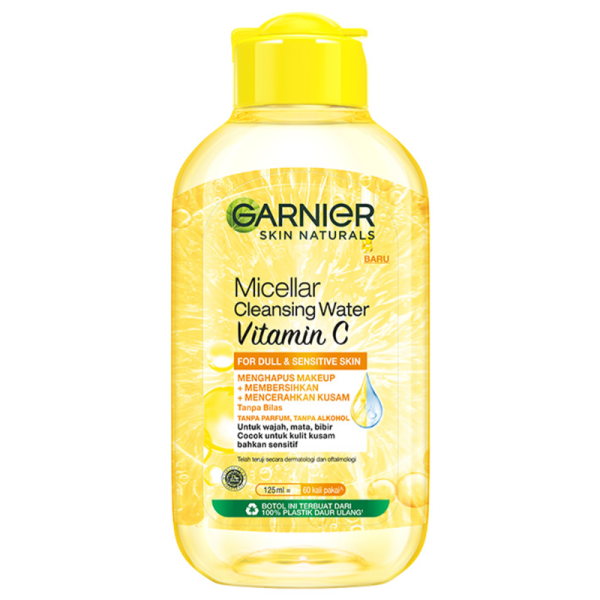 GARNIER MCLR WATER BRIGHT VIT C 125ML