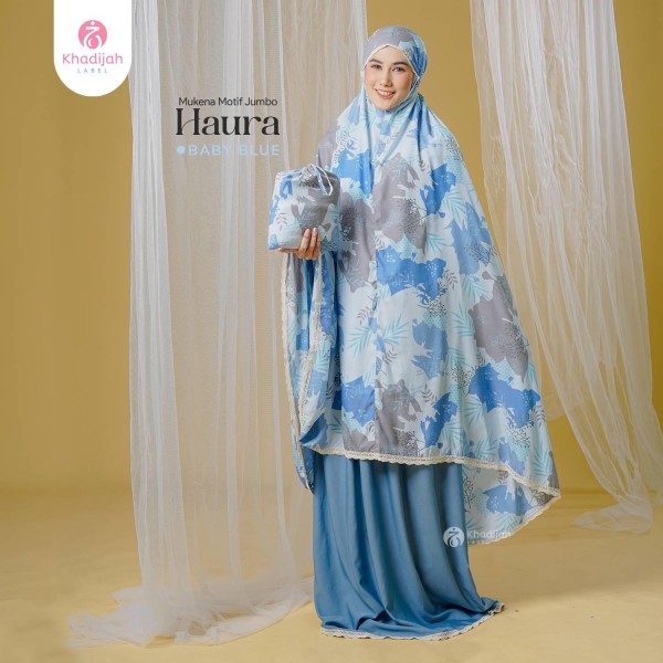 Mukena jumbo motif haura