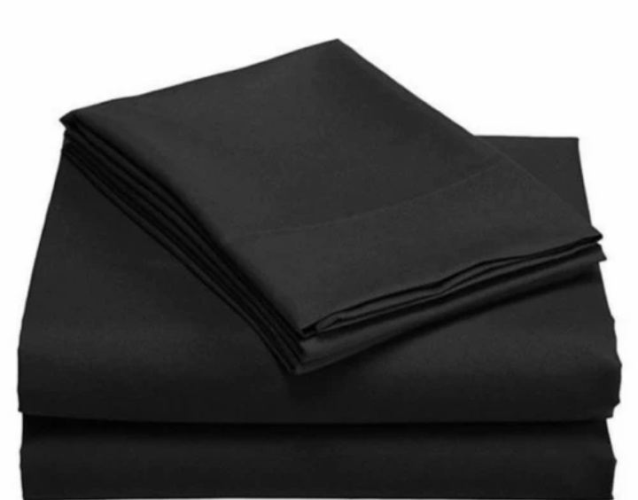Bahan kain hitam polos
