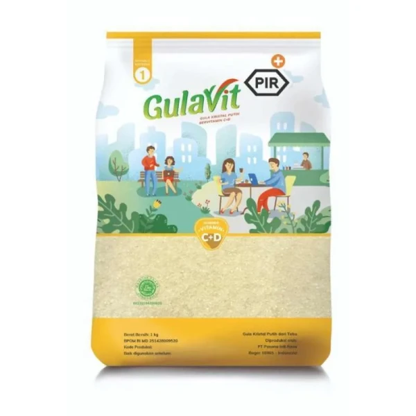 GULAVIT GULA KRISTAL PUTIH 1 KG 10pcs