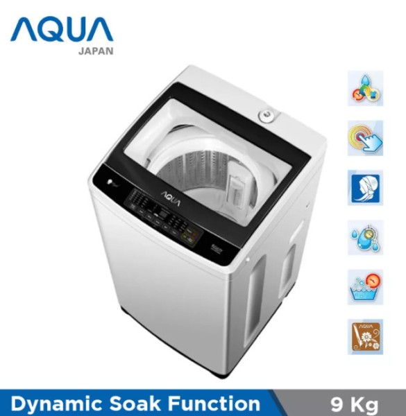 Aqua Mesin Cuci 1Tabung AQW98DD 9Kg