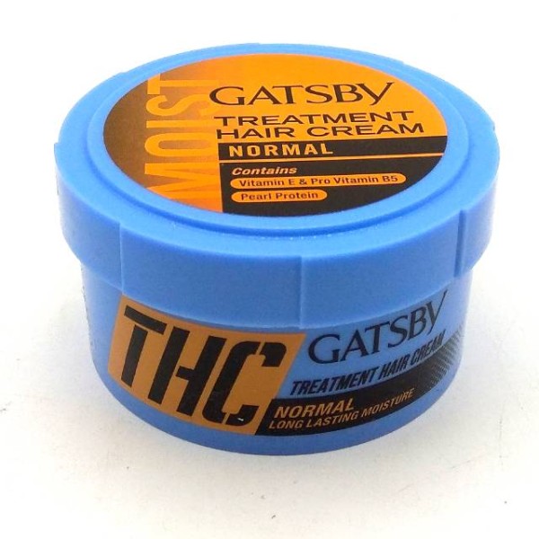 GATSBY THC TREATMENT HAIR CREAM - GATSBY NORMAL ( BIRU ) - UK 70gr
